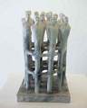 Zástup (porcelán) / Crowd (porcalain) / 40 cm, 2002 photo