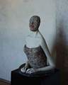 Dáma II (porcelán, papírová hmota) / Lady II (porcelain, papier maché) / 70 cm, 1995 - 2003 photo
